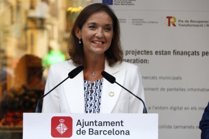 Imatge d'arxiu de la ministra d'Indústria, Comerç i Turisme, Reyes Maroto.