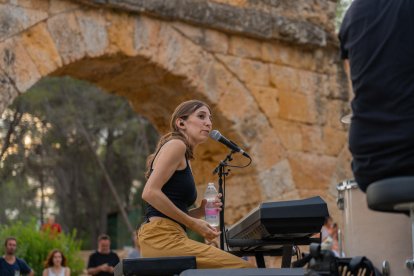 Imatge d'arxiu d'Anna d'Ivori en un concert al Pont del Diable.