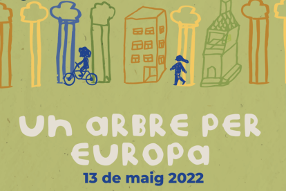 Cartell promocional del projecte «Un arbre per Europa».