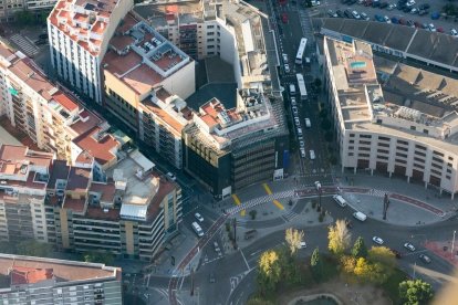 Imatge de la plaça Imperial Tarraco de Tarragona.