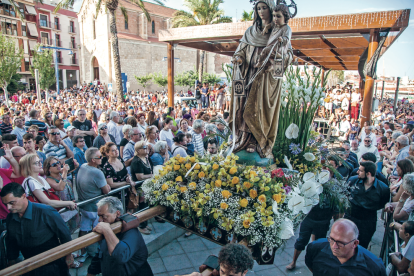 La Procesión de la patrona del mar y los marineros, en una imagen del año 2019.