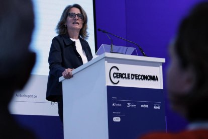 La vicepresidenta tercera del govern espanyol i ministra de Transició Ecològica, Teresa Ribera.