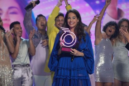 La cantant Mariona Escoda, guanyadora d''Eufòria'.