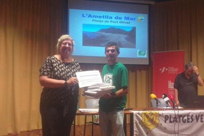 Un momento del acto de entrega de los premios de Playas Vírgenes.