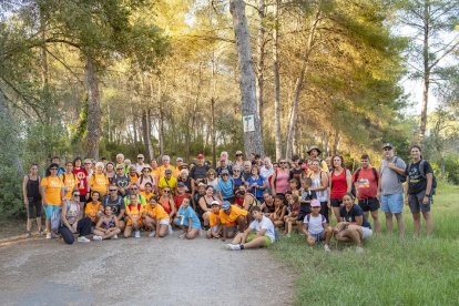 Foto de família dels participants.