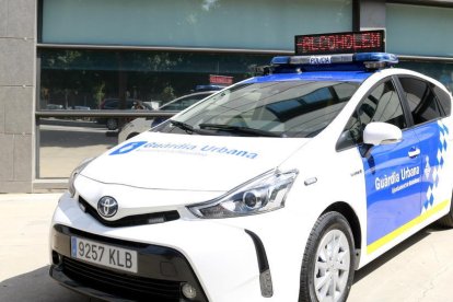 Imatge d'arxiu d'un vehicle de la Guàrdia Urbana de Barcelona.