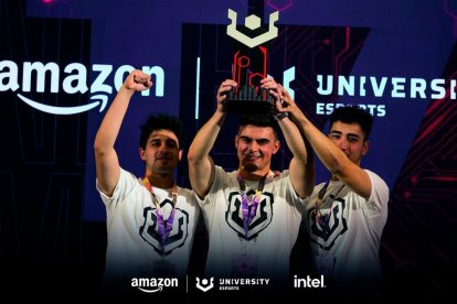 Imatge dels Sparks, de la Universitat Rovira i Virgili, campions a Brawl Stars.