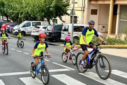 Imatge dels actes que es van realitzar a Roda de Berà per la Setmana Europea de la Mobilitat.