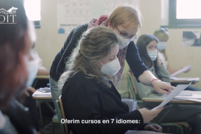 Imatge d'arxiu d'una de les classes impartides a l'Escola Oficial d'Idiomes de Tarragona.