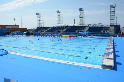 Una imatge d'arxiu de la piscina de l'Anella Mediterrànea.