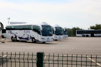 Cotxera d'autobusos on una alumna d'I3 d'una escola de Sitges va romandre tota una jornada lectiva.