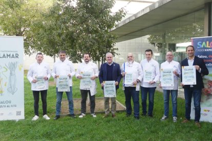 Imatge de la presentació de les Jornades Gastronòmiques del Calamar de Salou.