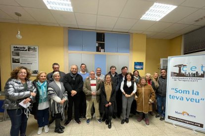 Alguns dels membres de la CET després de l'assemblea.