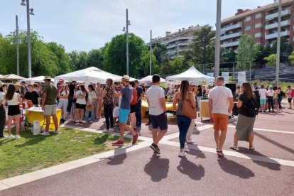 Imatge del Tastet de Ciència a La Fira Centre Comercial de Reus.