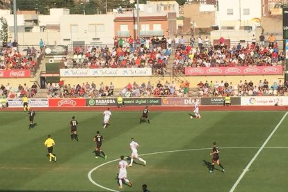 El partit està emocionant.