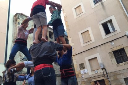 Castellers per un dia i sense pertànyer a cap colla