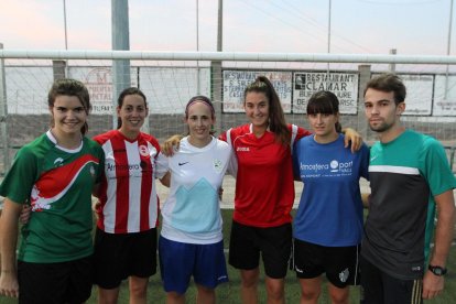 Algunas de las jugadoras que formarán parte del equipo.