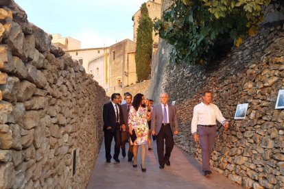 Imatge de l'acte d'inauguració de la recuperació del Camí dels Retorts.