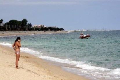 Una imatge d'arxiu de la platja de la Pineda.