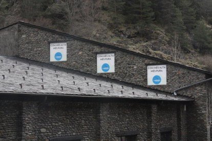 Planta embotelladora de agua de Arinsal en Andorra.