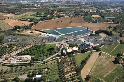 Vista aèria de la depuradora de Reus.