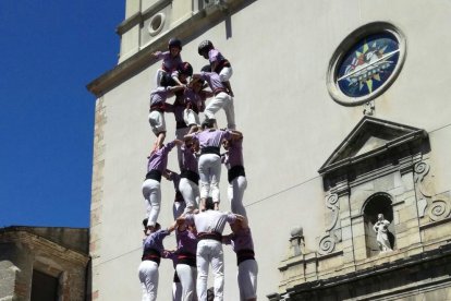 El 5 de 8 de la Jove de Tarragona en Porrera.