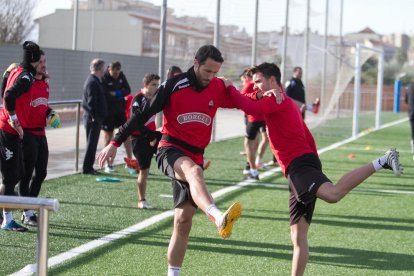 Rafa García, entrenant amb el CF Reus.