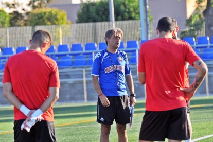 Natxo González, preparado para el debut.