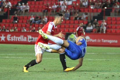 Maikel Mesa, con el Nàstic.