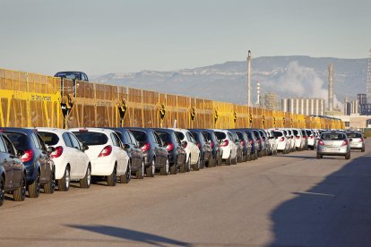 Imatge d'arxiu de la terminal de vehicles del Port de Tarragona.