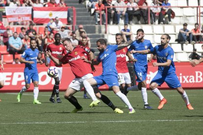 Barreiro, durant el duel contra l'Almeria.