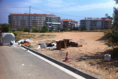 Imatge del camí d'accés a l'Ermita de la Salut