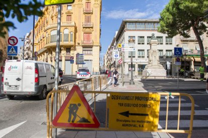 Este pasado lunes se instalaron las vallas que rodearán los trabajos.