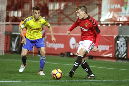 Muñiz, durante el partido en casa contra el Cádiz de la temporada pasada.