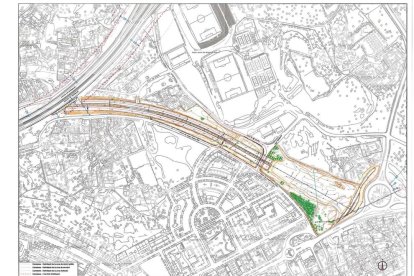 Plànol informatiu de les obres que es portaran a terme a l'antiga autovia A-7.