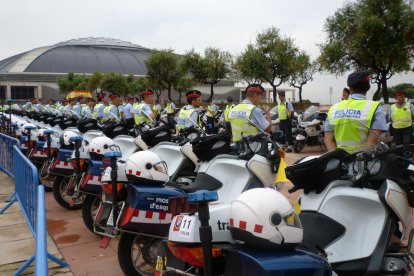 Imagen de archivo de un acto de los Mossos D'Esquadra.