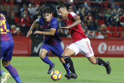 Maikel Mesa, centrocampista del Nàstic.