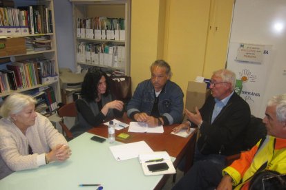 Juárez, en la reunió que va mantenir fa menys d'un mes amb representants del sector sanitari.