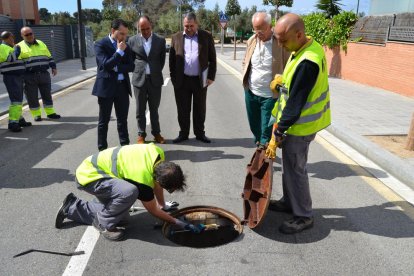 Imatge d'arxiu d'un tractament contra les paneroles a Reus.