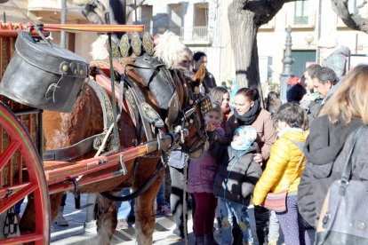 Los más pequeños han disfrutado de los caballos y carruajes.