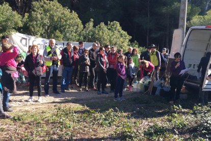 La caminada també ha estat un punt de trobada contra el pla parcial de la Budellera.