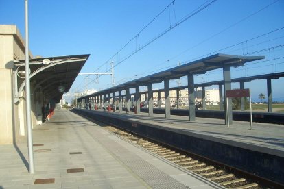 Imagen de archivo de la estación de tren de Cunit.