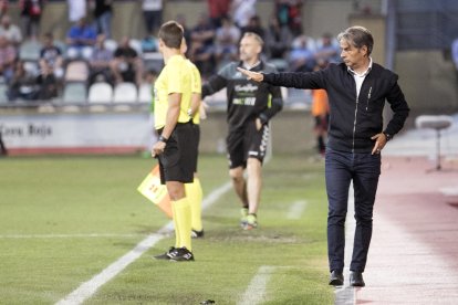 Natxo, en su último partido en el Estadi.