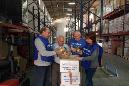 El almacén central de Reus ya espera las donaciones.