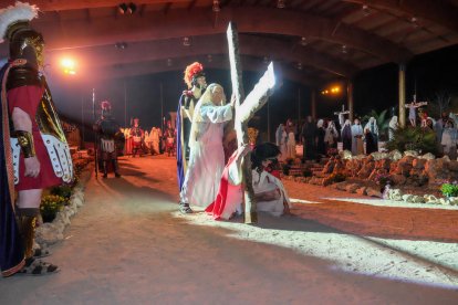 El Misteri de la Passió es uno de los actos más seguidos de la Semana Santa de la Pobla.