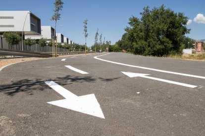 Carril bici que connecta el barri de Sant Josep Obrer amb el Tecnoparc.