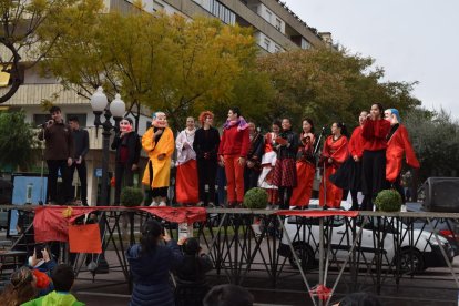 El escenario ha acogido representaciones populares.