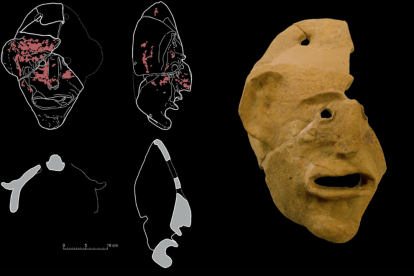 Imagen de la Máscara Grotesca de Mas d'en Gual.