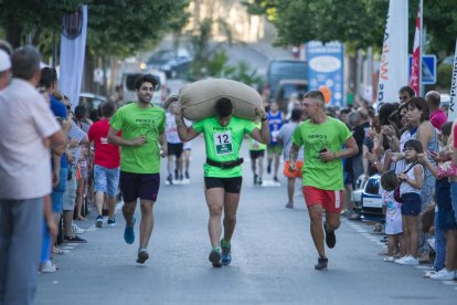 Jordi Serra, primer classificat de la 21a Combinada, participant, ahir a la tarda, a la cursa celebrada a Riudoms.