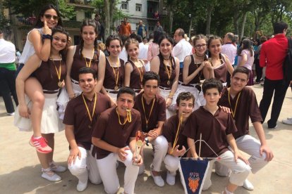 La colla Petits Tarragona Dansa, líders al campionat sardanista de Catalunya